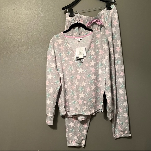 roudelain Other - NWT Roudelain Sz XL Plush Butter Knit Star PJ Set!
